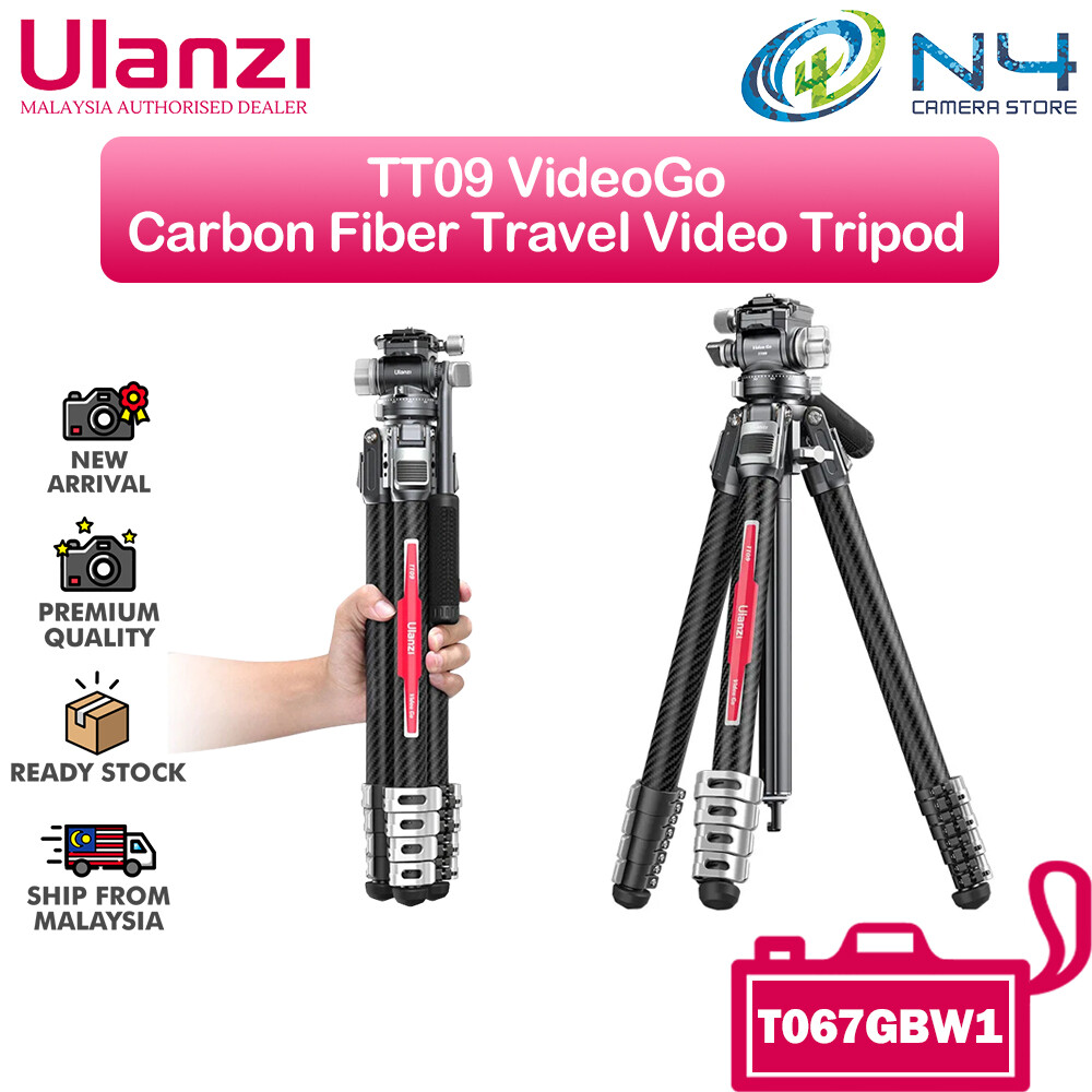 Ulanzi TT09 VideoGo Carbon Fiber Travel Video Tripod Ulanzi TT09 VideoGo Carbon Fiber Travel Video Tripod