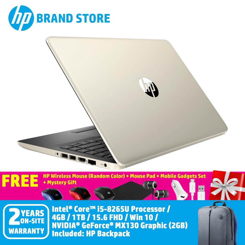 HP 15s-du0021TX/15s-du0022TX Notebook /i5-8265U/4GB/1TB/ MX130 2GB/15.6InchHD/Win 10+Free HP Wireless Mouse (Random Color)+ Mouse Pad + Mobile Gadgets Set + Mystery Gift Malaysia