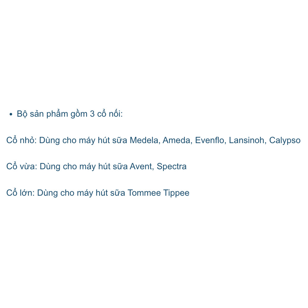 Bộ cổ nối máy hút sữa Tommee  Tippee ♥ 82095