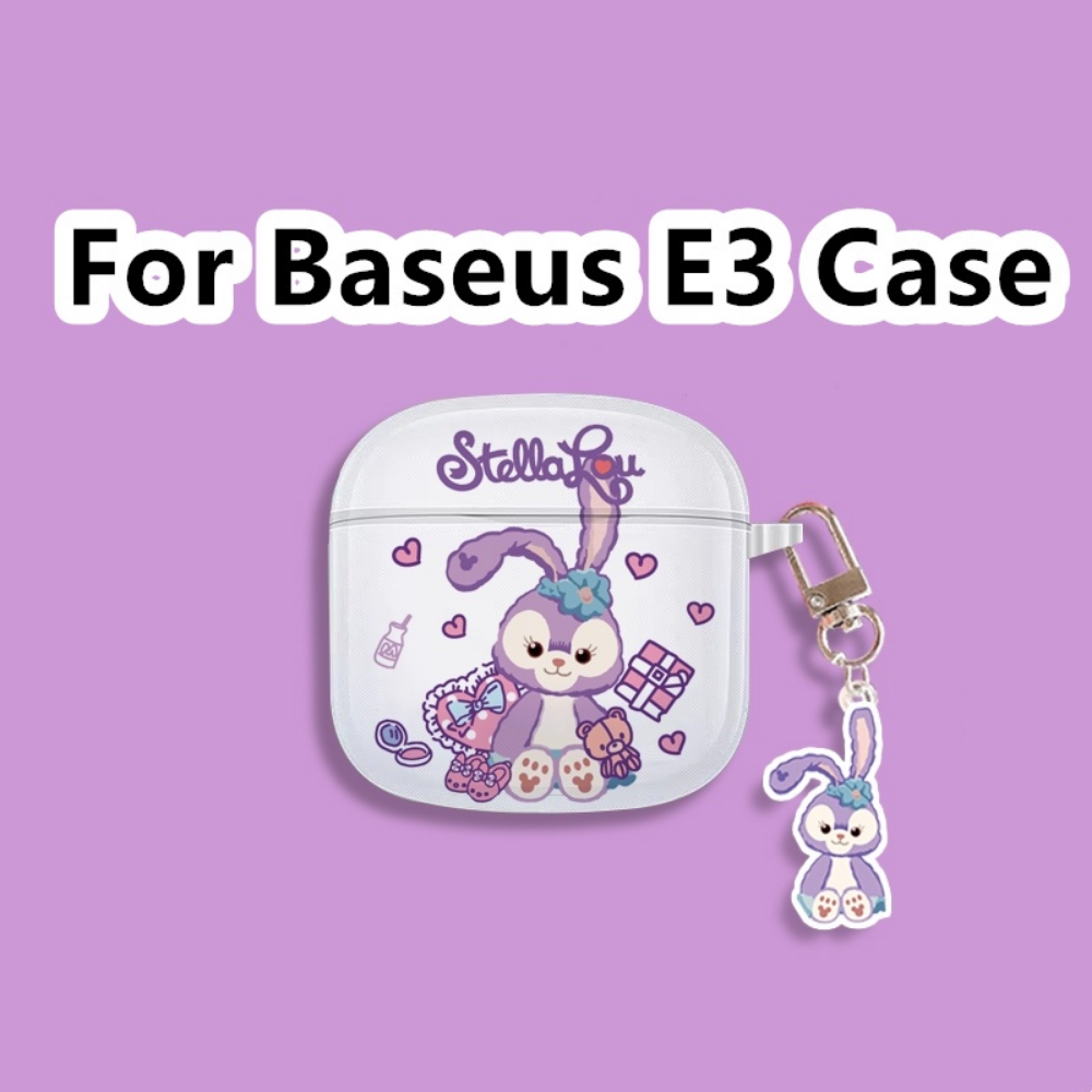 READY STOCK! For Baseus E3 Case Cartoon Transparent Alien Dogs for Baseus E3 Casing Soft Earphone Case Cover