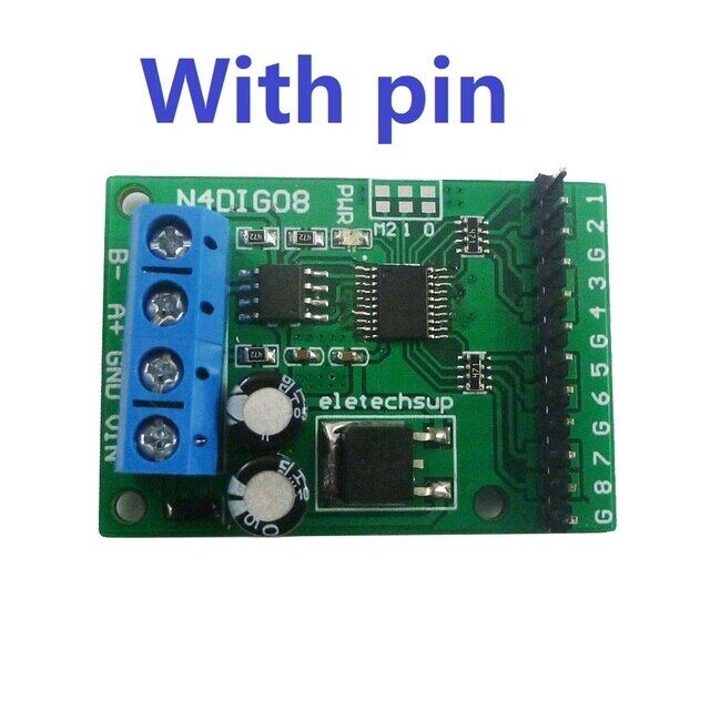 8ch Input/output Digital Switch Ttl Lvttl Cmos Rs485 Io Control Module For Arduino For Uno Mega Nano Stm32 Avr Pic
