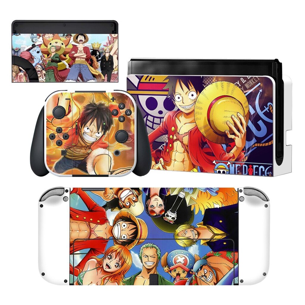 OnePiece Luffy Nintendo switch Oled Skin Cover Sticker Decal for NS OLED Console Joy-con Controller Dock Skin Vinyl