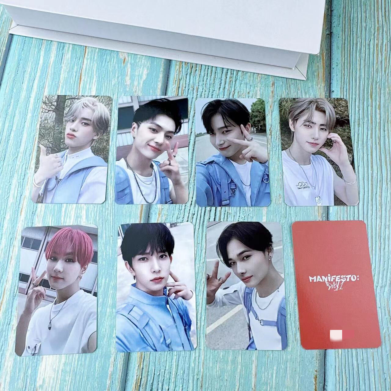 Enhypen MANIFESTO:DAY 1 PhotoCards Engene Version Photo Cards Heeseung ...