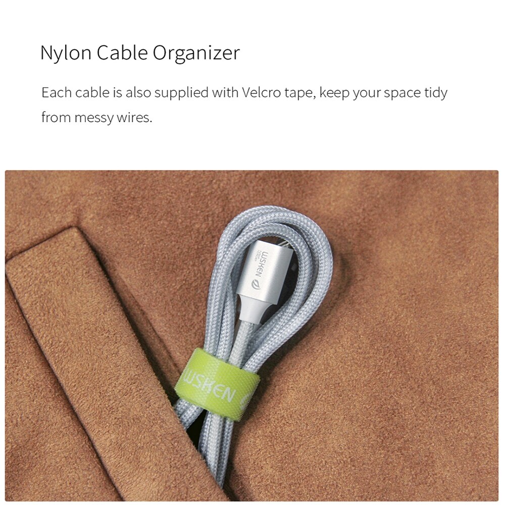 [HOT W] WSKEN X2 Magnetic Charging for iPhone Magnetic Cable USB Type C Cable 3A Charger Micro USB Cable Type C USB C Cable Wire Adapter