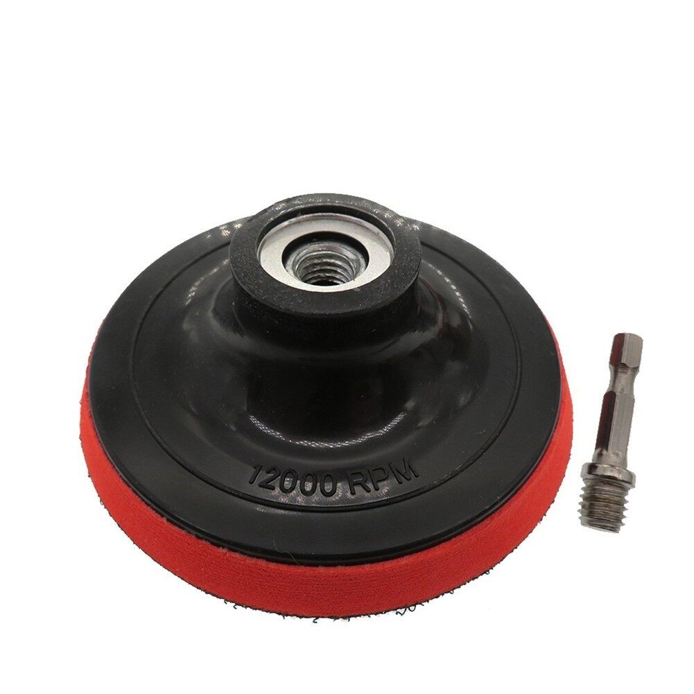 M10 Car Polisher Buffing Sanding Angle Grinder Hook Loop Backing Pad Discs