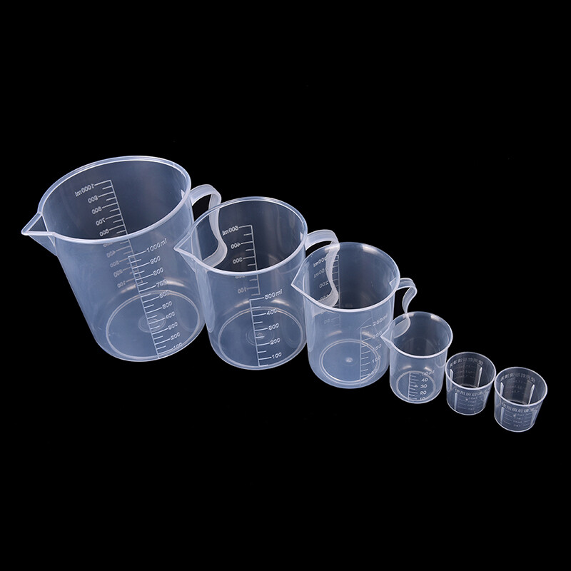 NEW ARRIVAL 20/30/50/300/500/1000ML Plastic Measuring Cup Jug Pour Spout Surface Kitchen,