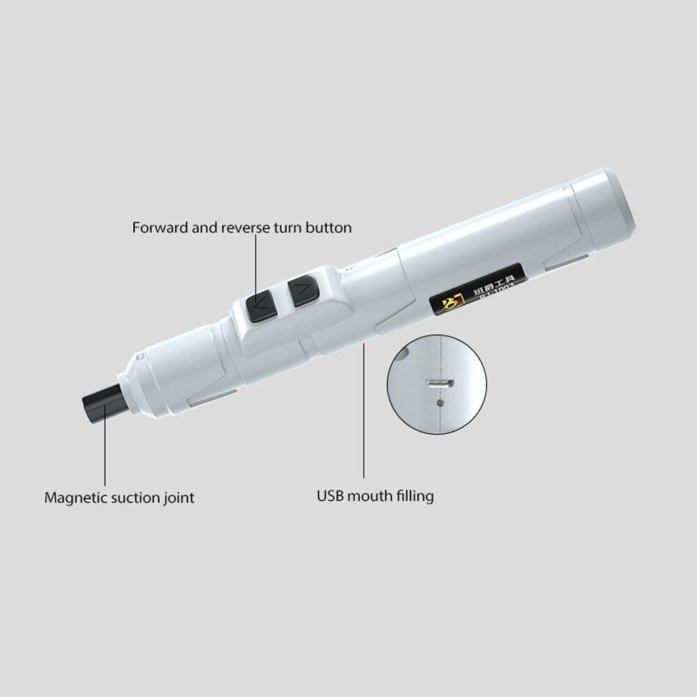 KKmoon Cordless USB Rechargeable Electric Screwdriver Mini Power Tool Multifunction Screw Driver for Repairing Clock Electronic Device