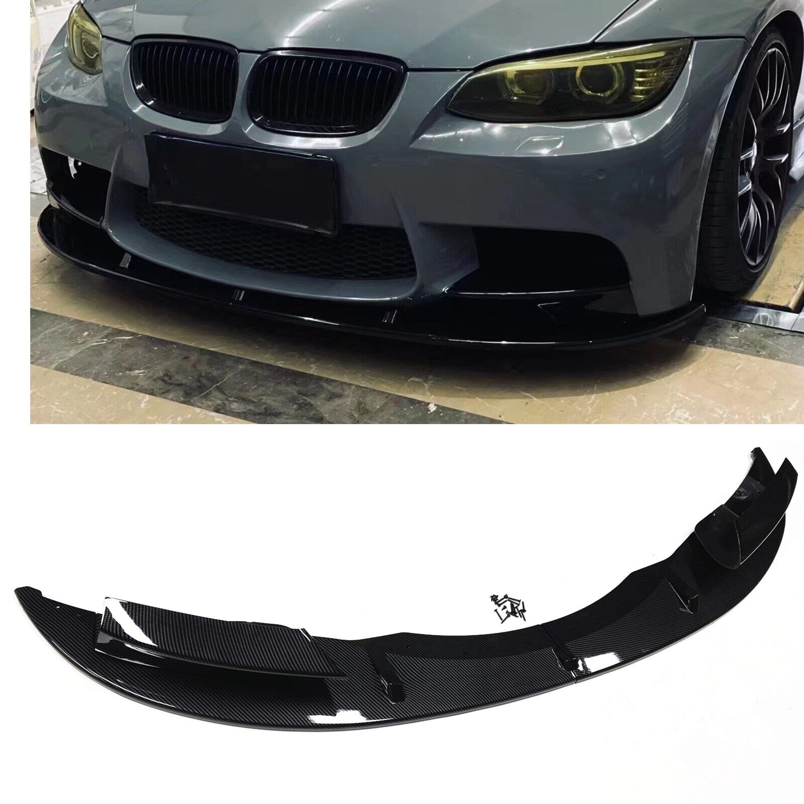 For Bmw E90 E92 E93 M3 2007-2013 Base Coupe Sedan Front Bumper Spoiler 