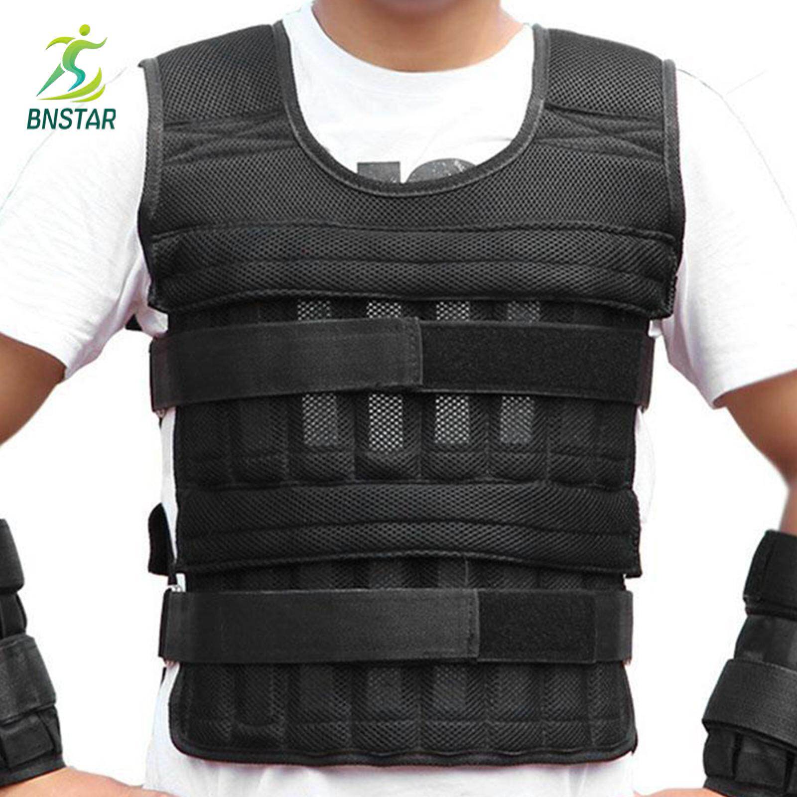 BNSTAR 50kg Weight Vest Adjustable Loading Weight Jacket Exercise Training Fitness