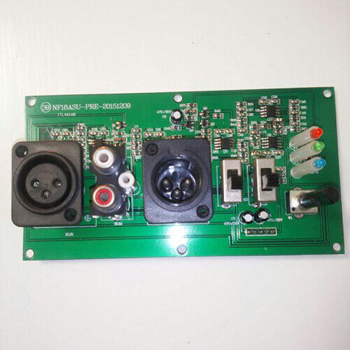 XLR Caron Balanced Input RCA Input Subwoofer Output Board Subwoofer Preamp Preamplifier