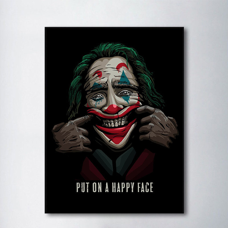 Home Decor Canvas HD Printing Joker American Hit Movies Poster Wallpaper  Painting For Living Room Wall Art Modular Picture Frame | Lazada Singapore