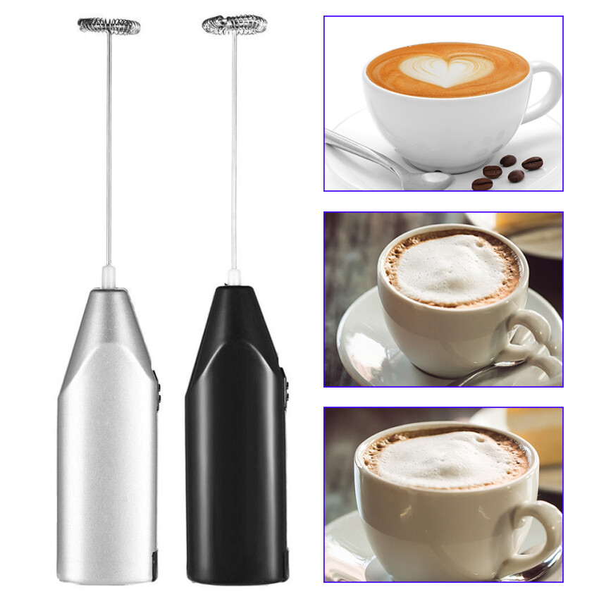 Electric Milk Frother, Kitchen Frother, Blender, Coffee, Cappuccino, Blender, Cream, Frit, Whisk