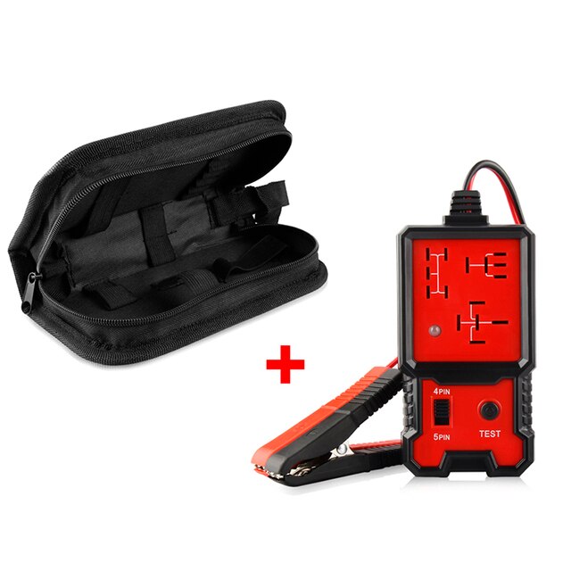 ZZOOI Automotive Relay Tester 12V Car Relay Tester Electronic Voltage Tester 4 Pin 5 Pin Universal For Cars Auto Battery Checker