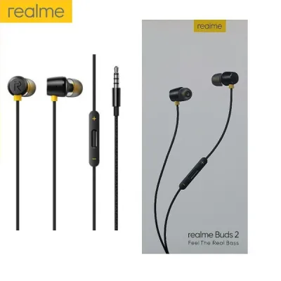 🌟Ready Stock🌟Realme Buds In-ear Bass Stereo Earphones Hands-free With Mic