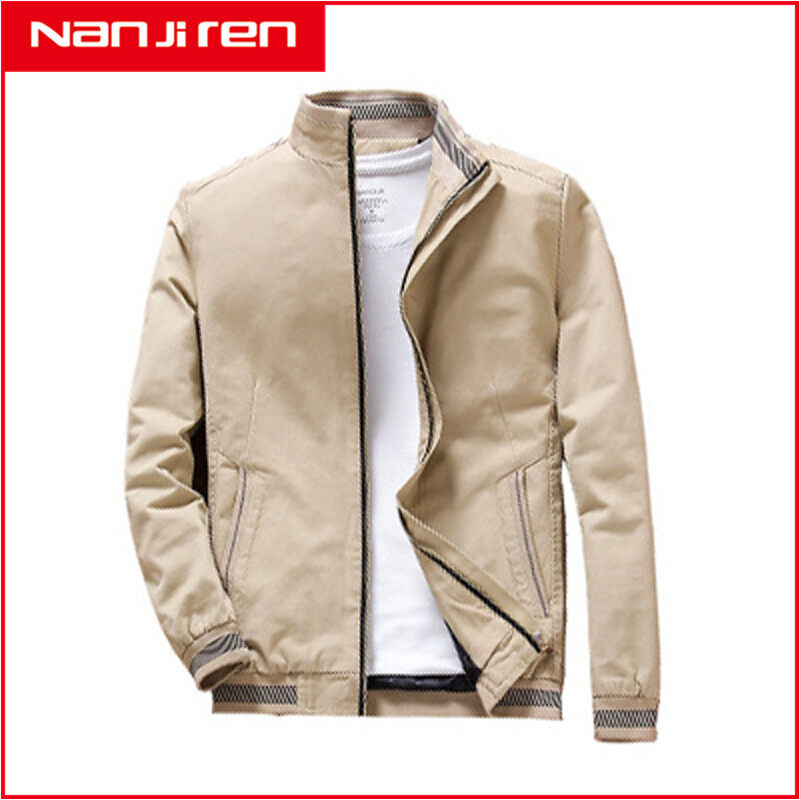 Nanjiren men's casual windbreaker jacket Men's jacket Denim jacket