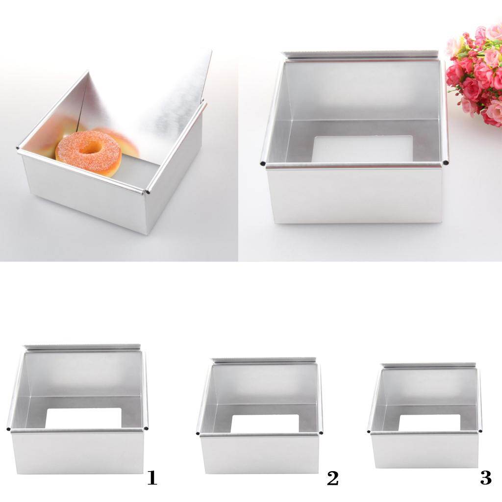 Baoblaze Square Cake Pan Aluminum Cake Molds Baking Pan With Removable Bottom