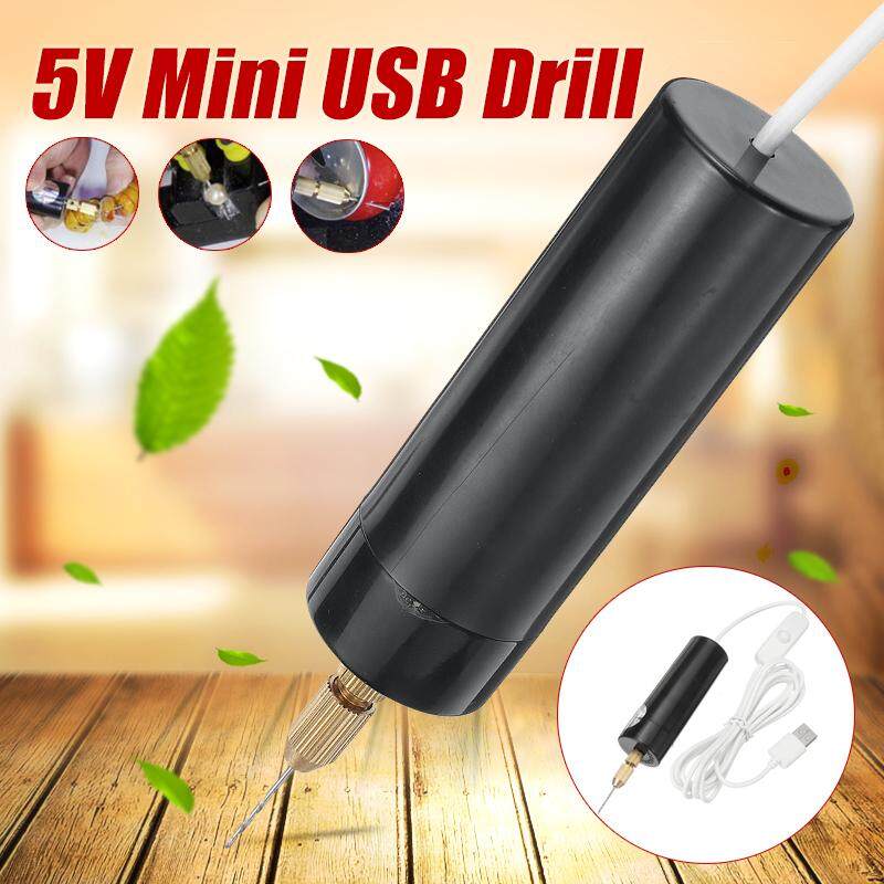 【Free Vận Chuyển + Đèn Flash Đối Phó 】Mini USB Máy Khoan Máy Khoan Điện 5 V Máy Khoan Cầm Tay Di Động Khoan Điện Mini 3 Bit