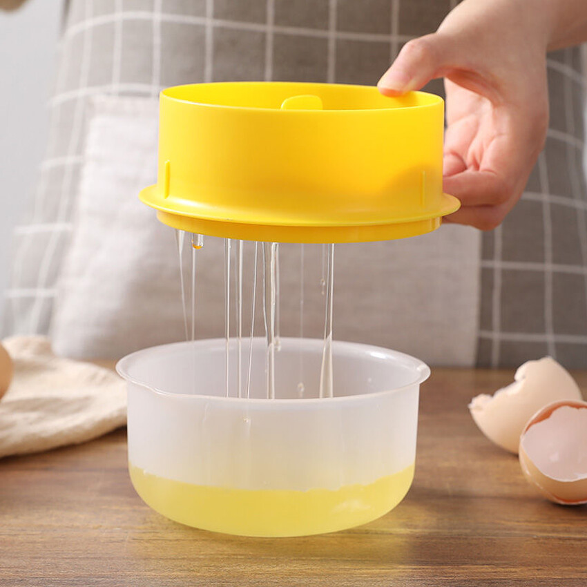 6 Eggs Egg Separator,Egg White And Yolk Separator, Egg White Filter,For Home Kitchen