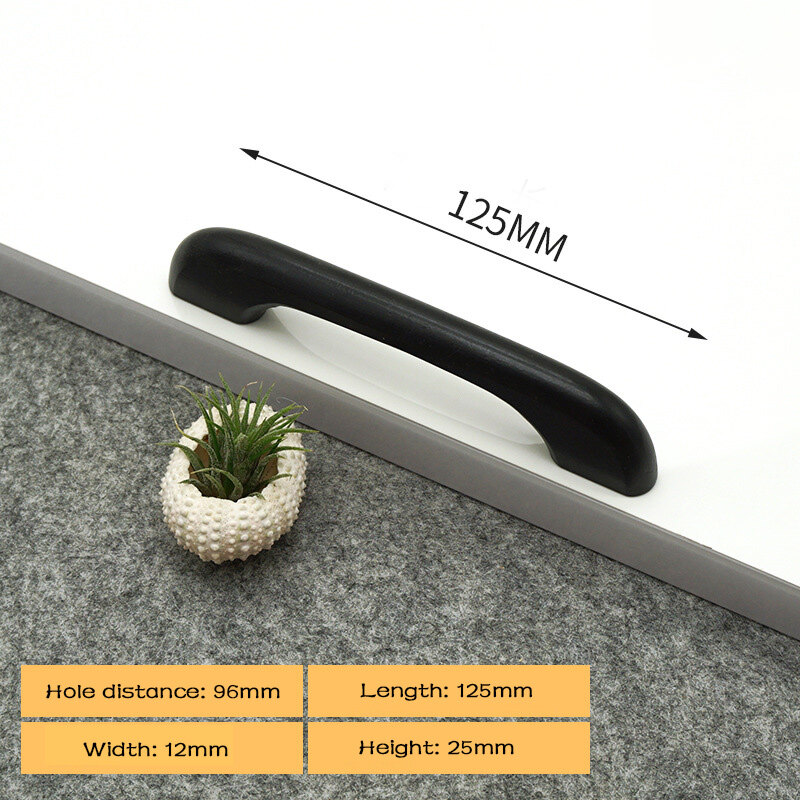 Pzcf Wooden Durable Drawer Handle Cabinet Handle Door Knob Fashion Lightweight Elegant New Cupboard Pull Handle