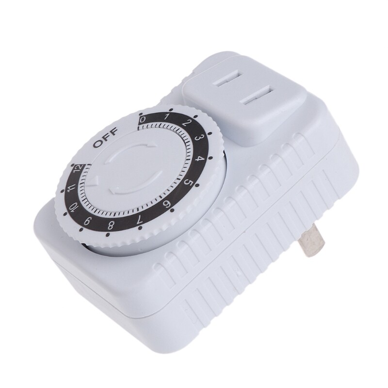 Công Tắc Phích Cắm Cơ Treo Tường 12 Giờ AC 220V Ổ CẮM HẸN GIỜ, Điều Khiển Thiết Bị Gia Dụng