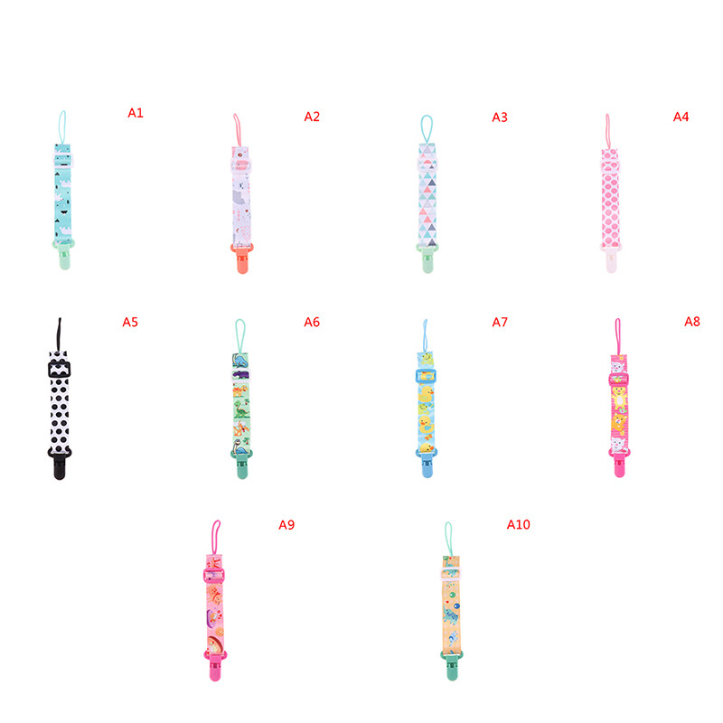 Ginni 1Pc Adjust Baby Pacifier Clip Chain Dummy Holder Soother Pacifier Clips Strap