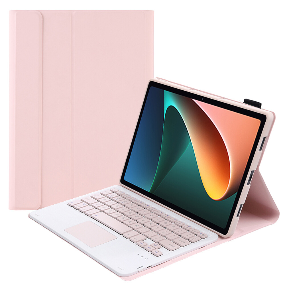 TouchPad Keyboard Case for Xiaomi Mi Pad 5 Pro 11 inch 2021, Xiaomi Pad 6/6 Pro 11 inch 2023, Redmi Pad SE 11 inch 2023, Slim Stand Case with Detachable TouchPad Keyboard for Redmi Pad 10.61 inch 2022