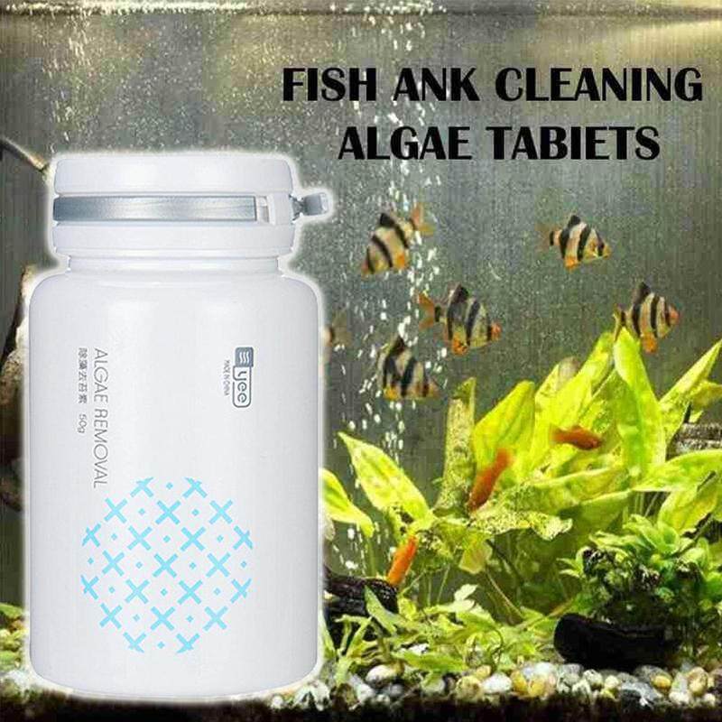 CrystalClear Algae Repellent Agent Tank Moss Remover Aquarium Algaecide W//Spoon