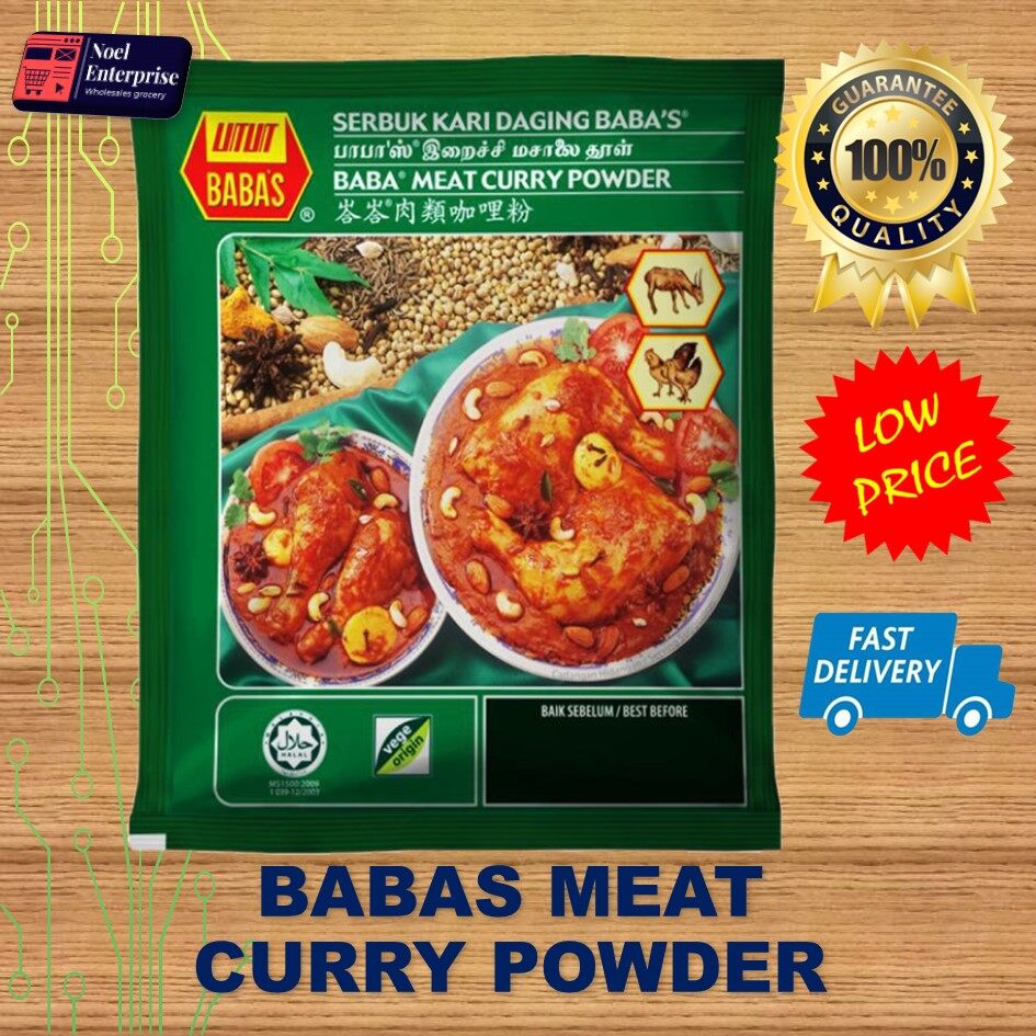 Baba's Meat Curry Powder / Babas Serbuk Kari Daging 250g/1kg Lazada