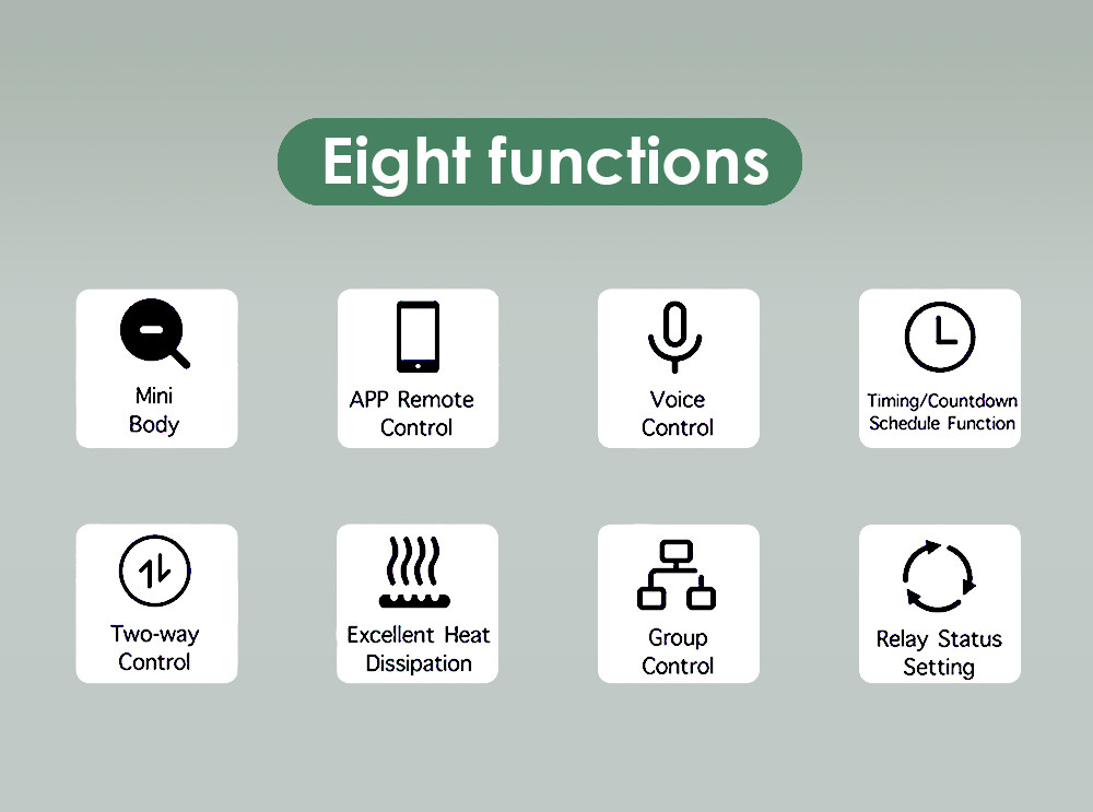 E Life Smart Store Tuya ZigBee WiFi Smart Switch Module Breaker 16A 2-way Control Mini Smart Breaker Smart Life Control DIY Smart Switch Breaker APP Remote Timing Wireless Control Relay Automation Modules Works For Alexa Google Home