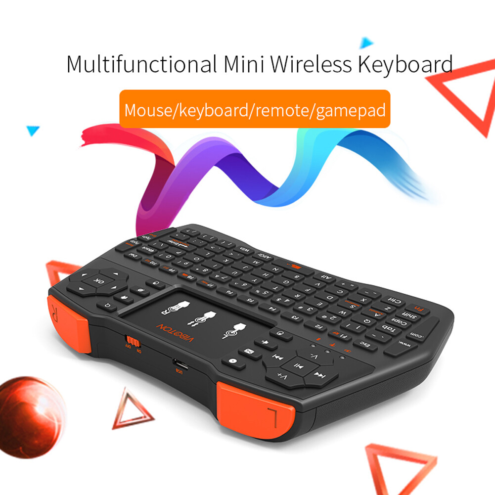 Bàn Phím Không Dây I8 Plus Mini 2.4G Fly Air Chuột Touchpad Cho TV PS Englis