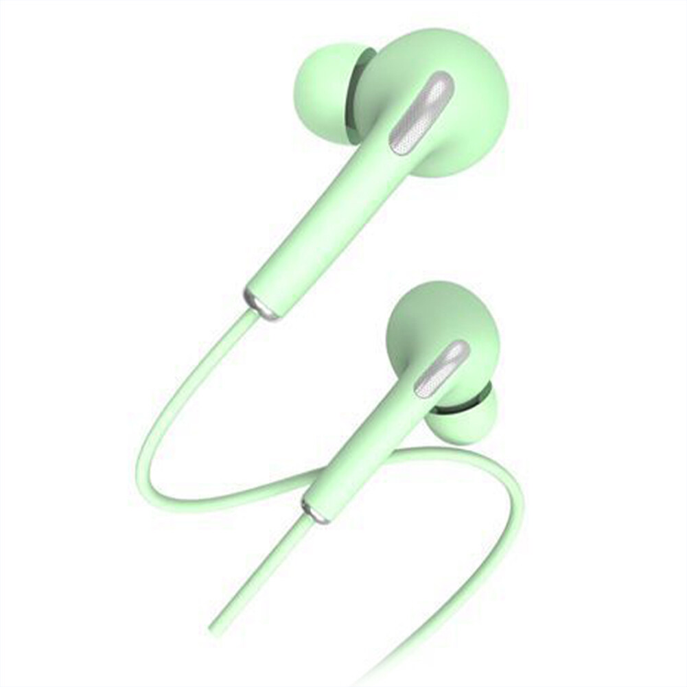 Tai Nghe Có Dây, Tai Nghe Nhét Tai Âm Trầm Có Mic, Âm Nhạc Earbuds Tai Nghe Chơi Game Âm Thanh Nổi 3.5Mm Quà Tặng Màu Macaron Năng Động