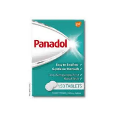 Panadol (Regular) 500mg x 150 tablets ( Exp-07/25)