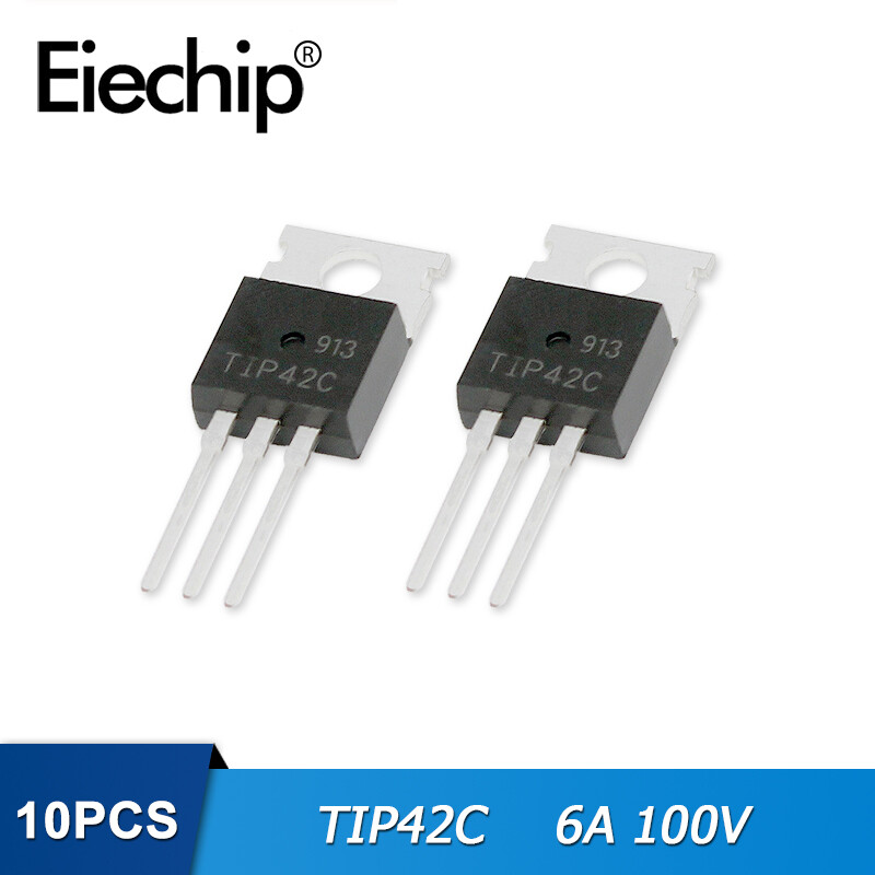 10pcs tip42c tip42 6a 100v to-220 triode transistor