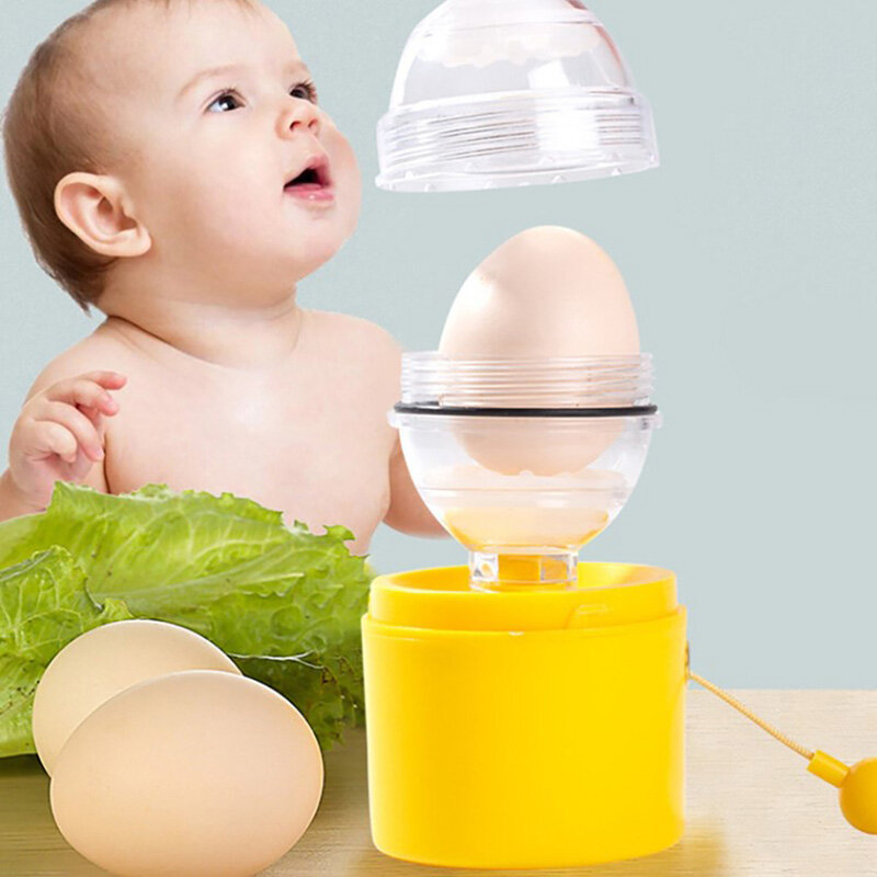 New arrival egg scrambler hand egg shaker mixer food grade silicone yolk egg white mix tool