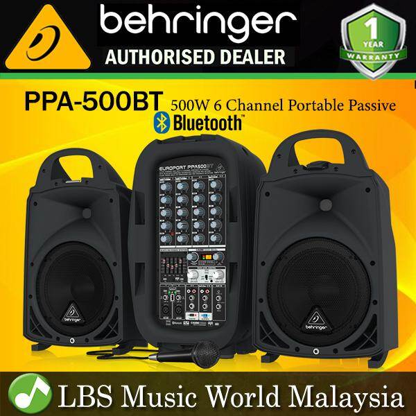 Behringer Ppa500bt Behringer Europort Pa System Behringer Ppa500bt