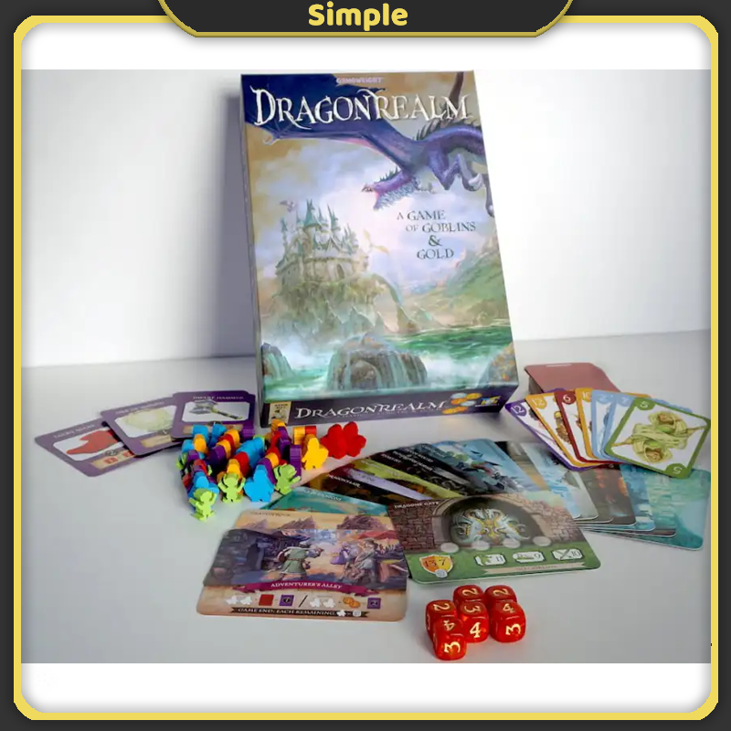 Dragonrealm Board Game Strategy Card & Dice Game of Goblins & Gold