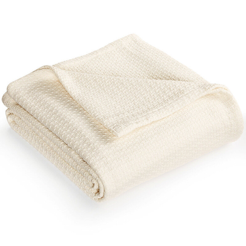 Pure Cotton Thread Blanket Napping Blanket Home Office Air Conditioning Blanket Sofa Cover Blanket
