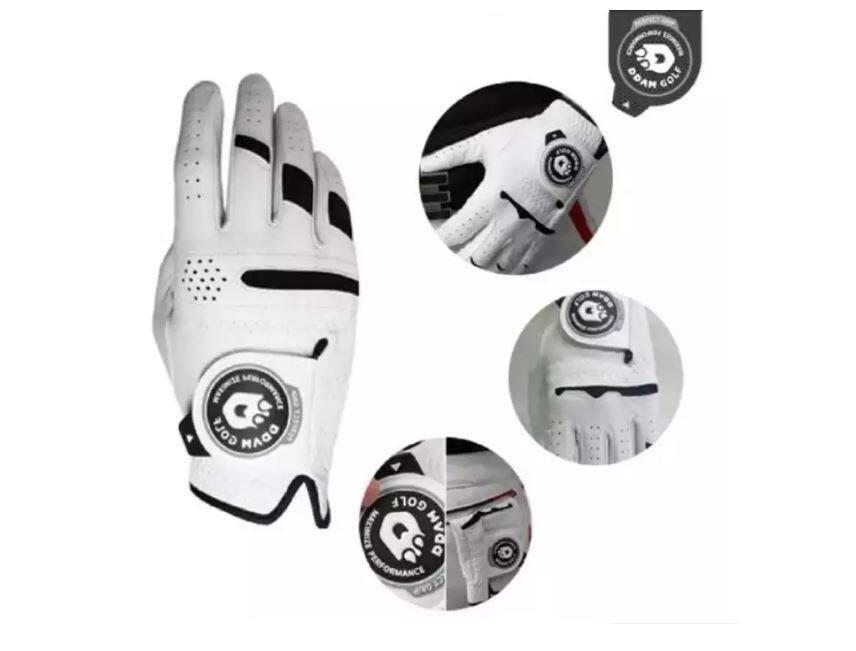 DDAM Left Hand Half Sheepskin Golf Gloves for Men