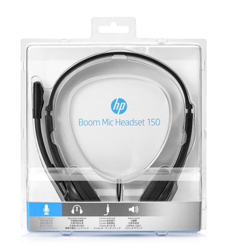 Boom Mic Headset Microphone Hp Hp Boom Mic Headset 2em62aa Hp 150