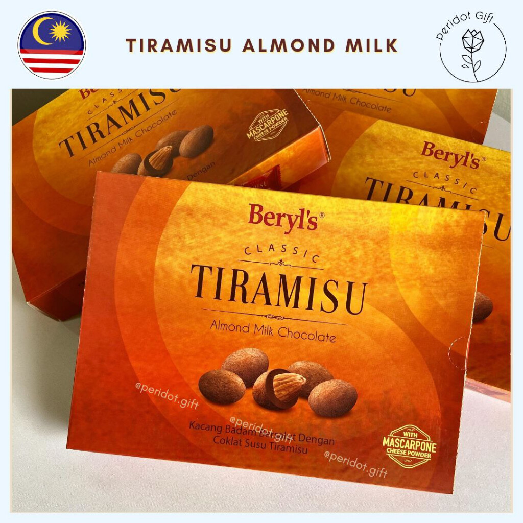 Beryl's 150g Tiramisu Chocolate Almond Milk / White / Assorted - Halal ...