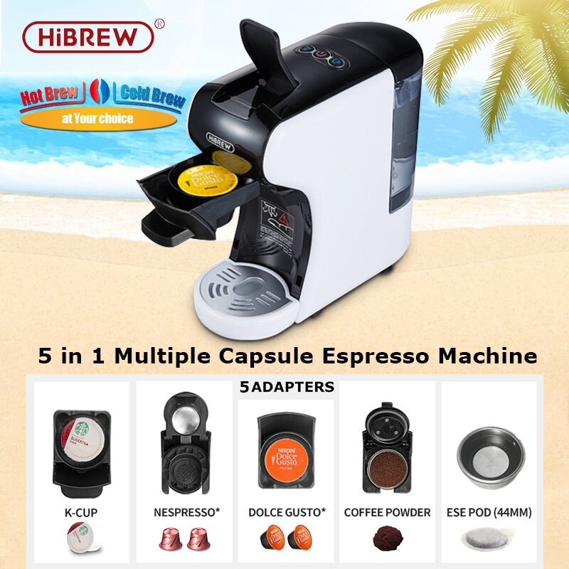 original TRENDY WALLET/ HiBREW 4in1&5in1 Capsule Coffee Machine,19bar ...