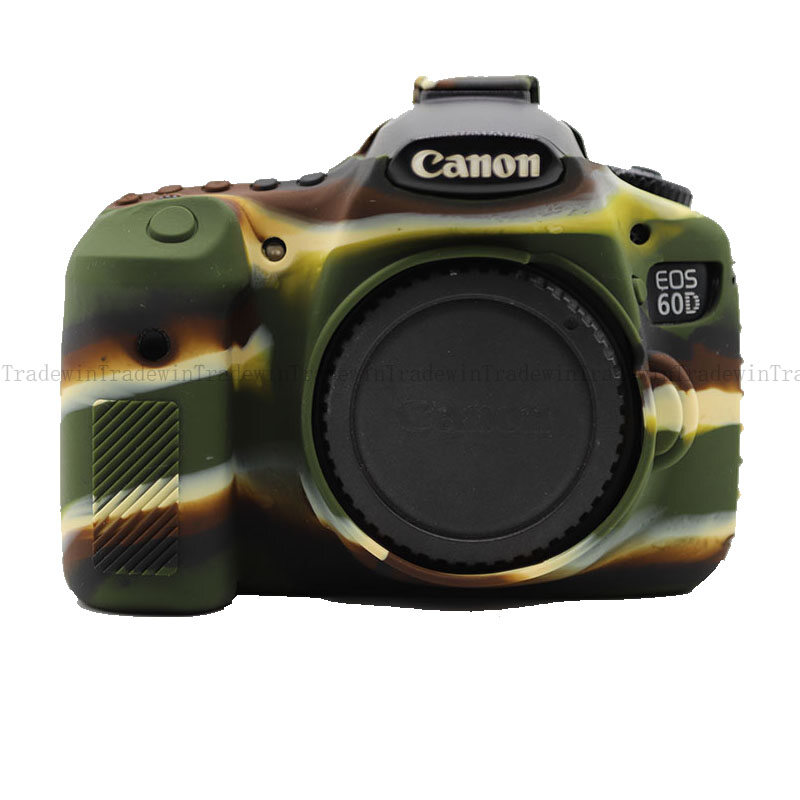 Soft Silicone Rubber Camera Body Case For Canon EOS 60D