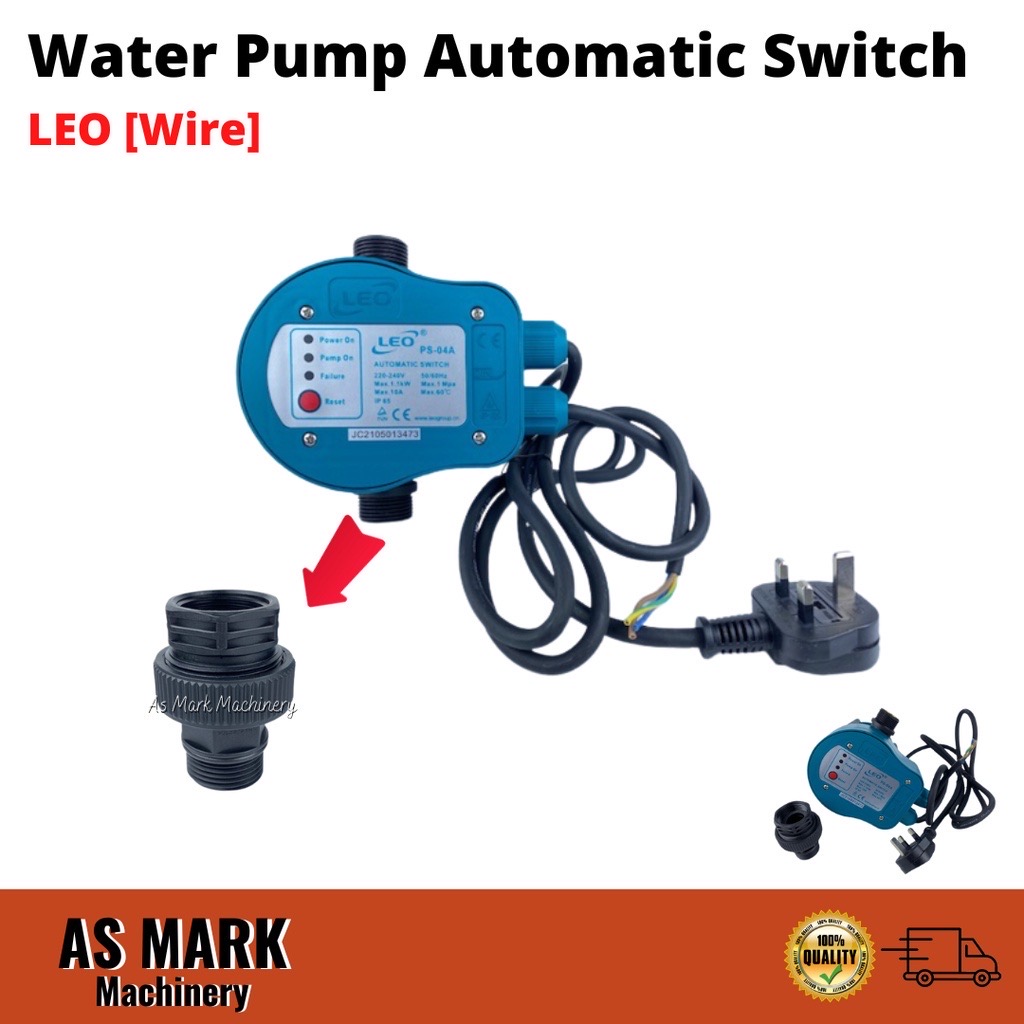 220V 1" AUTOMATIC WATER PUMP PRESSURE CONTROLLER HYDRAULIC ELECTRONIC ...
