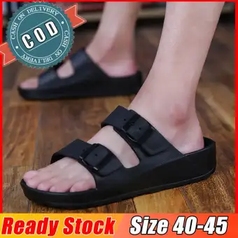 black sandals casual