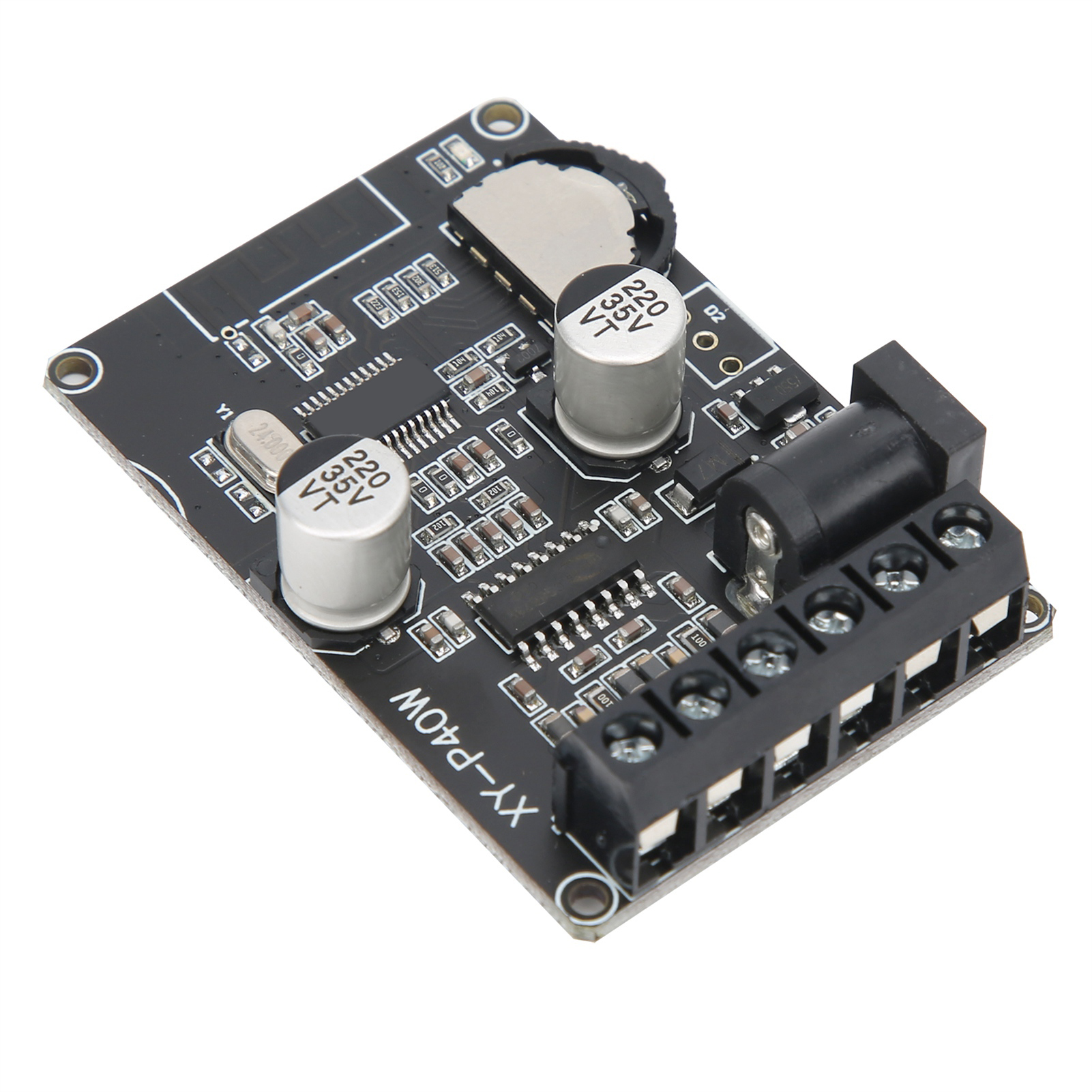 Bluetooth5.0 Power Amplifier Board Stereo High-Power Digital Megaphone Module 5-24V XY-P40W