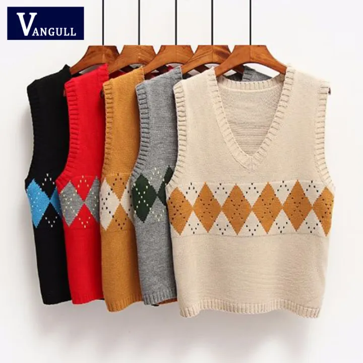 knitted sweater vest womens