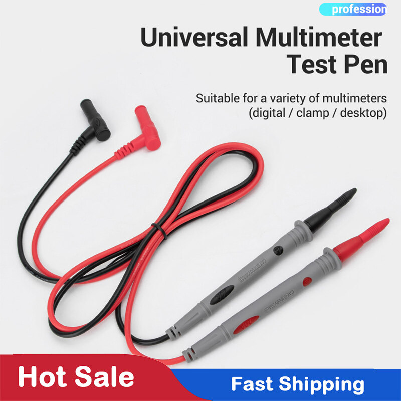 Silicone Brass Line For Multimeter Needle Tip Test Lead Pen CATIII 1000V 20A 