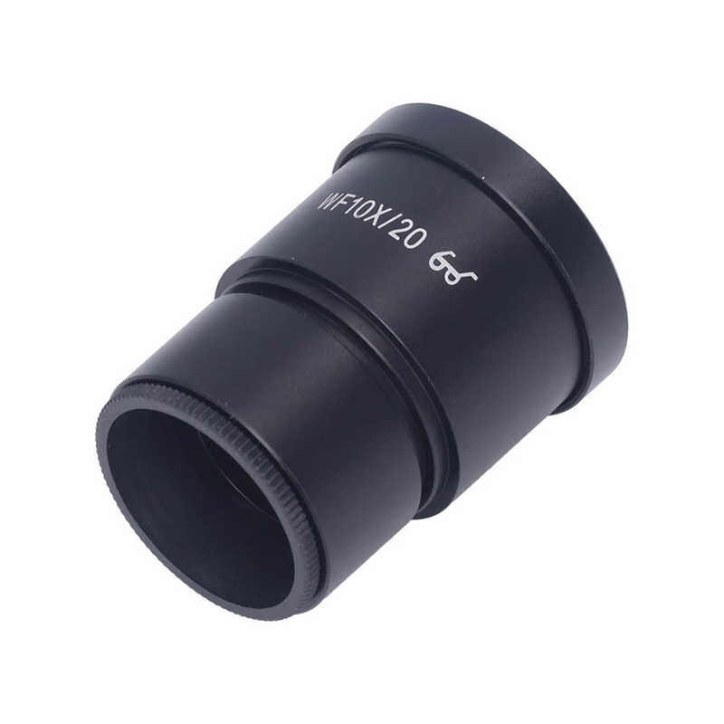 Microscope Lens WF10X/20 Laboratory Stereo Microscope Lens 30Mm Inter High Eye Point Wide Angle Eyepiece Microscope Fittings