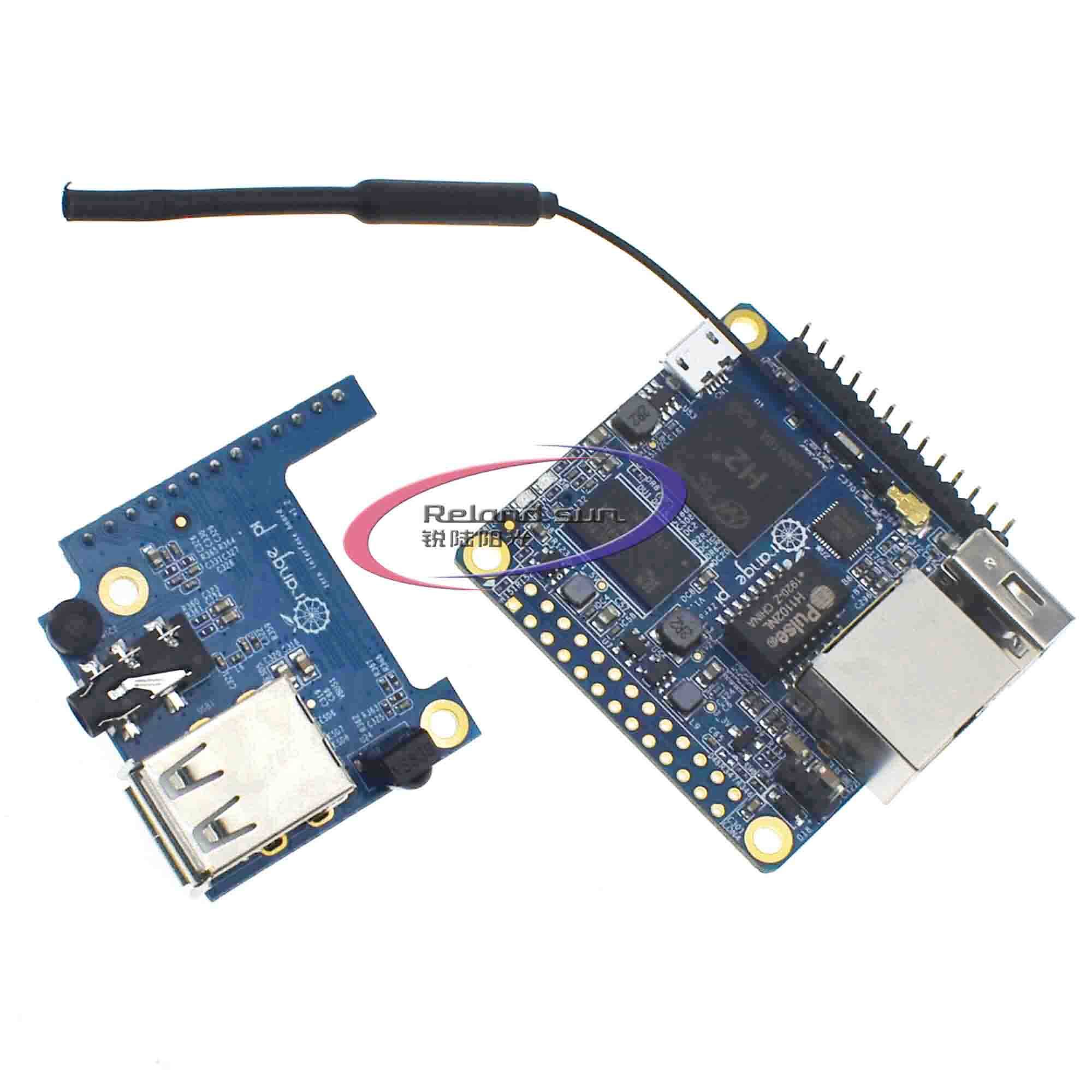1set orange pi zero set 2:orange pi zero 512mb+expansion board beyond raspberry pi