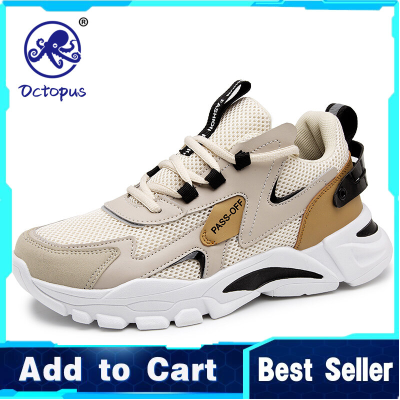 >> SO SÁNH GIÁ GIÀY THỂ THAO NAM CHẠY BỘ KIỂU DÁNG TRẺ TRUNG MÀU SẮC SINH ĐỘNG CX22 | Shopee Lazada Sendo Tiki | Nên mua ở đâu rẻ nhất 55 Giày Nam Họa Tiết Bạch Tuộc Giày Thể Thao Học Sinh Trung Học Cơ Sở Mới 2021 Giày Nam Đế Cao, Giày Du Lịch Ngoài Trời Lưới Thoáng Khí Phù Hợp Cho Giới Trẻ Giày Chạy Bộ Đế Mềm Chống Trượt